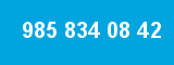 985 834 08 42 985 834 08 42